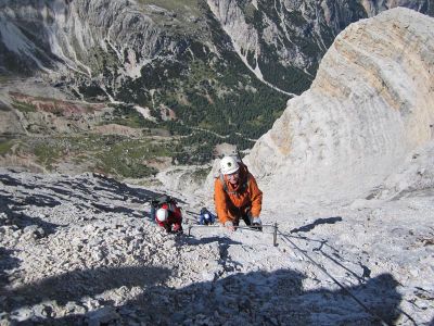 009-In der Ferrata Giovanni Lipella